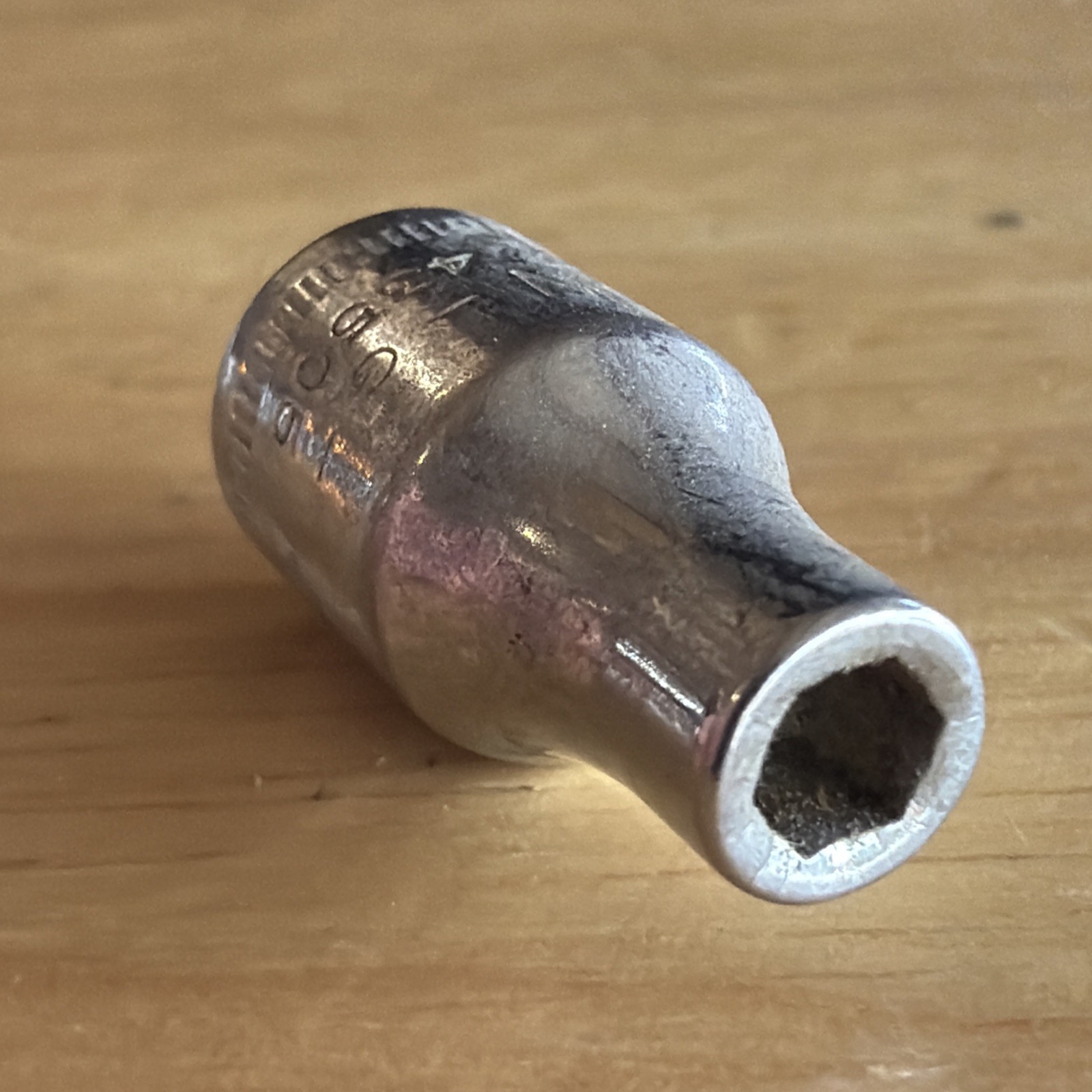 Craftsman 4mm Shallow Socket 1/4″ Drive 6 Point G Series 43505 Made in USA
