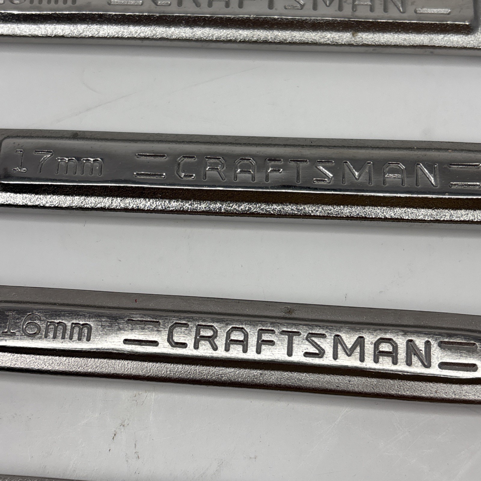 CRAFTSMAN 14 Pc Combination Wrench Lot Metric 12pt V Series USA 6mm-19mm