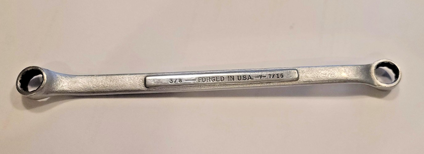 Craftsman Offset Double Box End Wrench 3/8″ x 7/16″ V Series USA