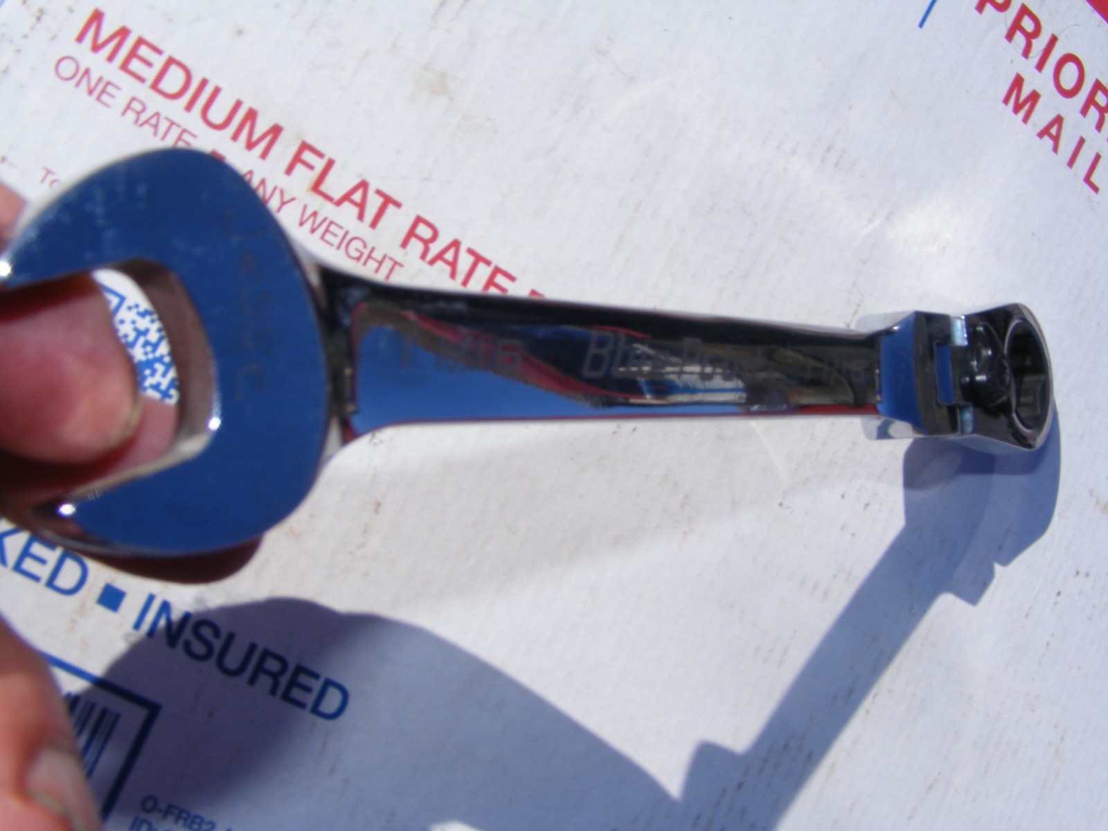 blue-point ratcheting flex head wrench boerf 22