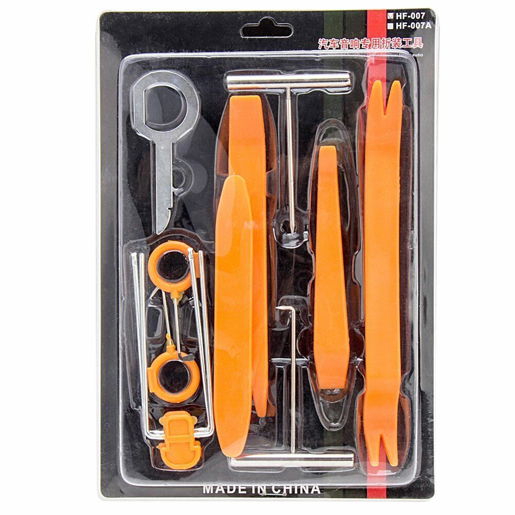 Universal Removal Pry Open Tools Kit Car Dash Door Trim Panel Clip Radio/Lights