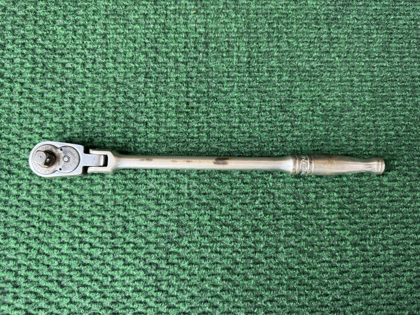 Snap On 3/8 Drive 11-1/4” Long Handle Flex Head Ratchet F731 & Breaker Bar F10LB