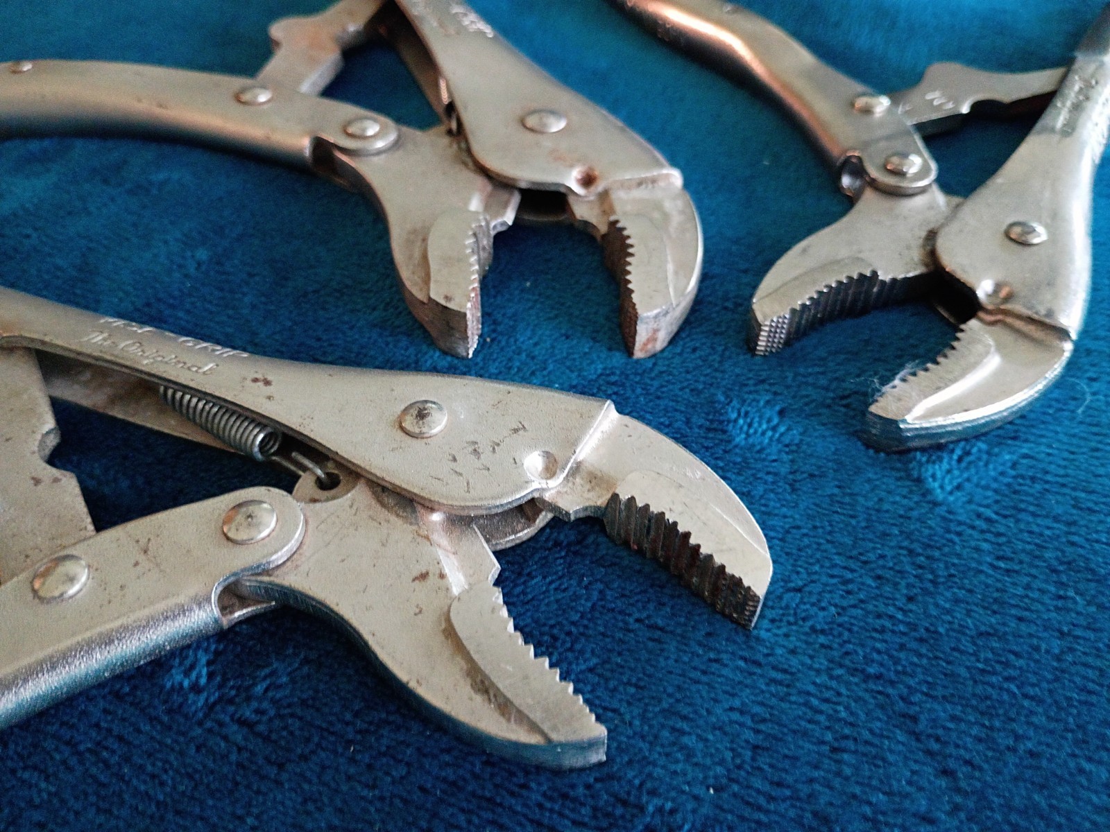 Irwin Vice-Grip Locking Pliers Set 10WR, 7CR and 7WR Curved Jaws.