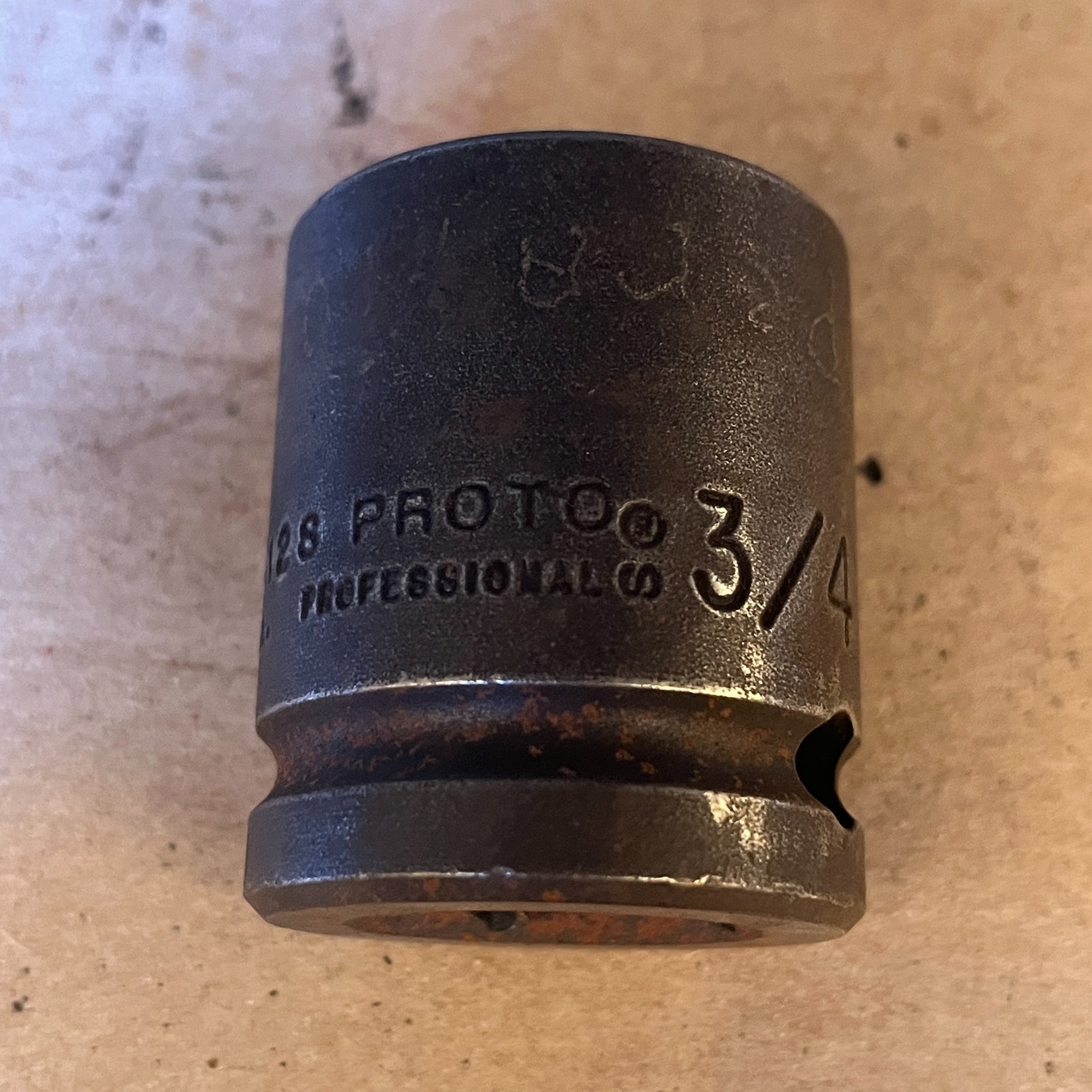 PROTO 75128 Professional 3/4″ Shallow IMPACT SOCKET 3/4″ DRIVE 8 pt