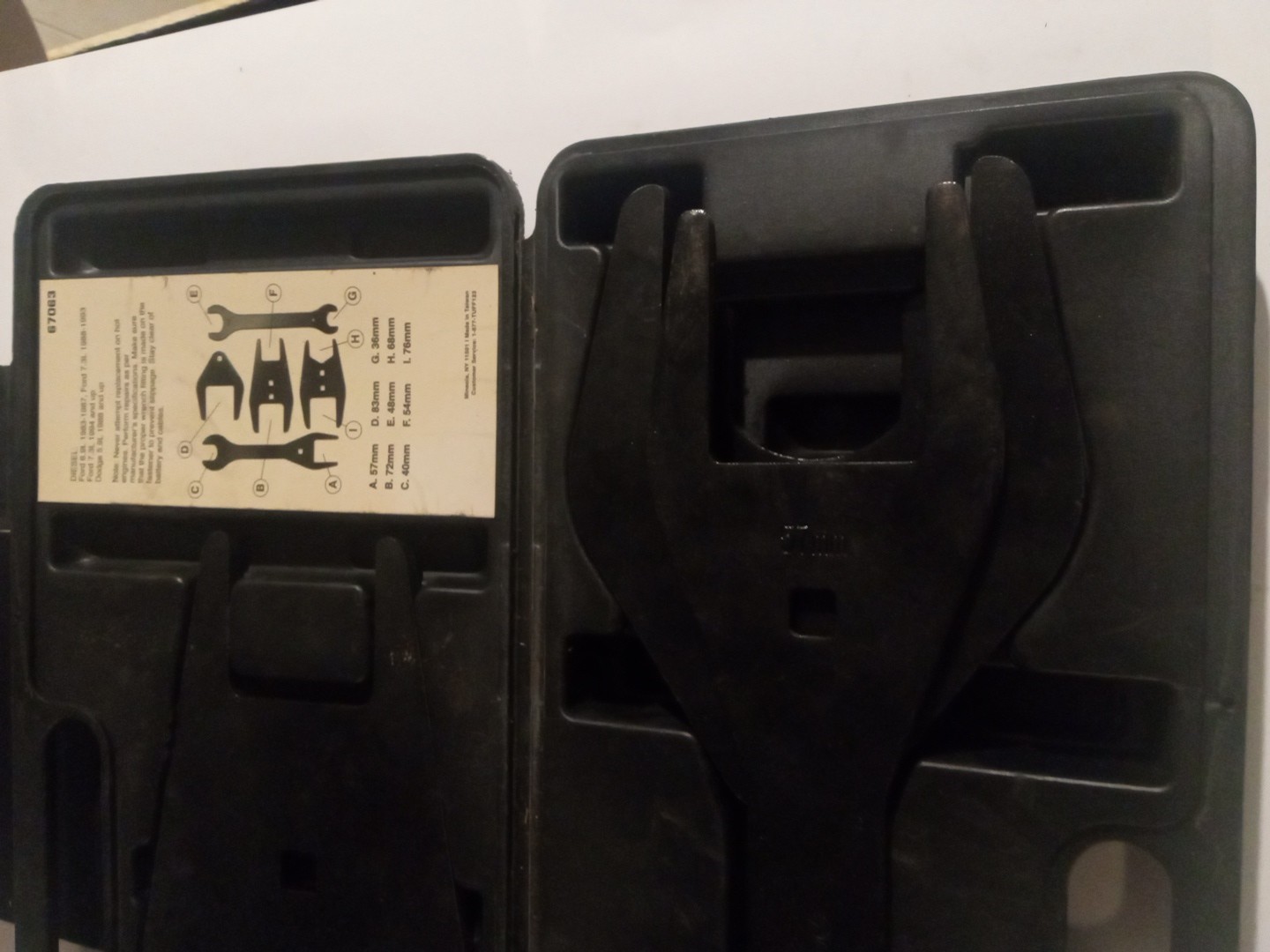 EverTough #67063 Fan Clutch Wrench Set With Case