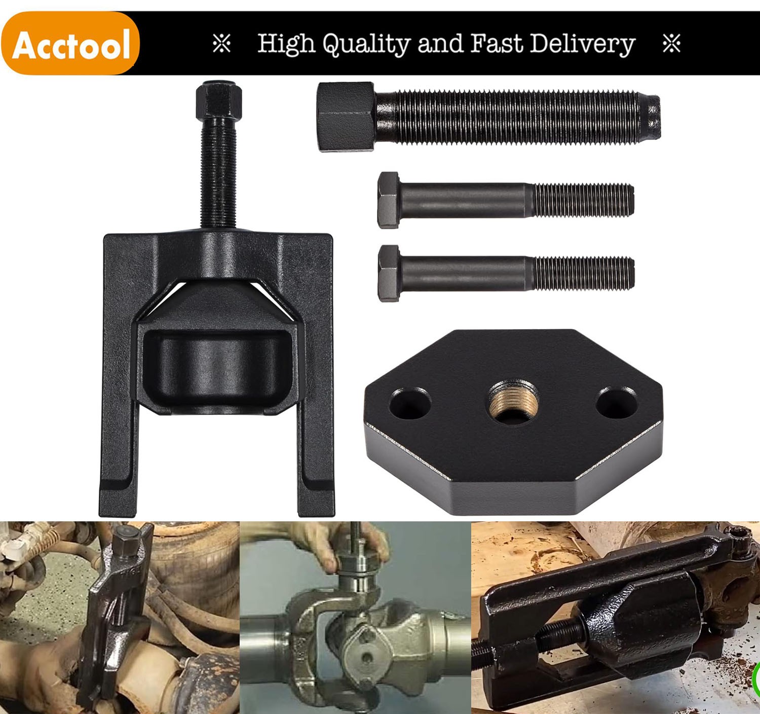 For Heavy-Duty Truck 10102 U-Joint Puller & 5192 Bearing Cup Installer Tools Set