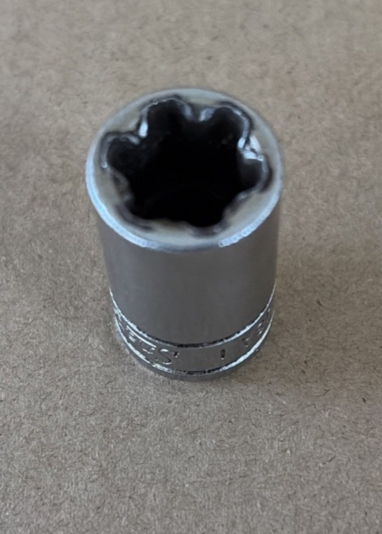 Snap on Tools FLE140 E14 Internal Shallow Socket 3/8″ Drive Chrome USA