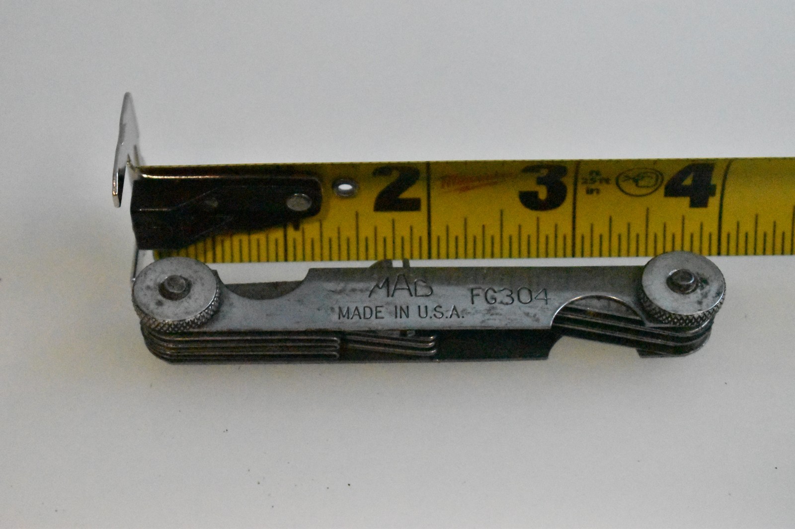 MAC Tools Spark Plug Gauge FG304 Sizes 0.035″ – 0.080″ USA Vintage