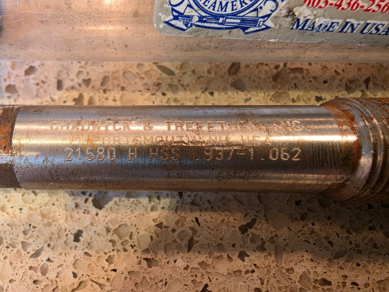 Chadwick & Trefethen 21580 H 15/16″-1 1/16″ HSS Straight Blade Reamers