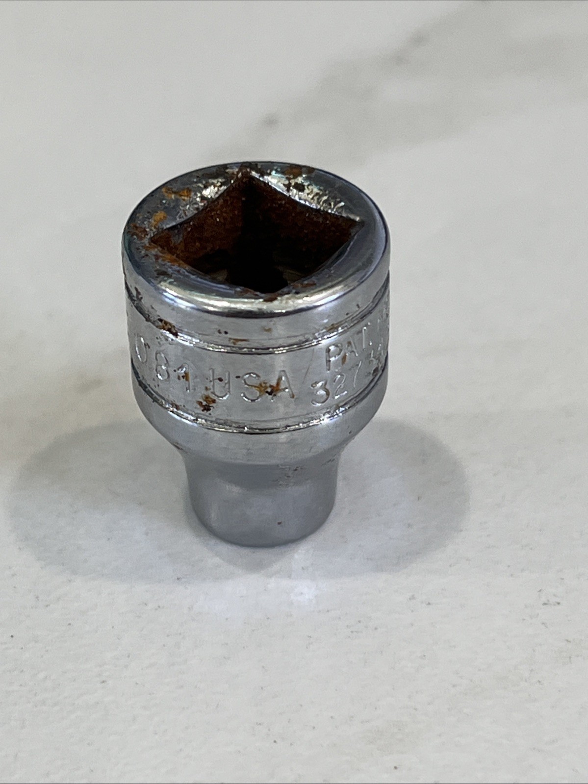 SNAP ON 1/4″ F081 3/8″ DRIVE 12 POINT SAE SHALLOW SOCKET F 081 UNDERLINE LOGO