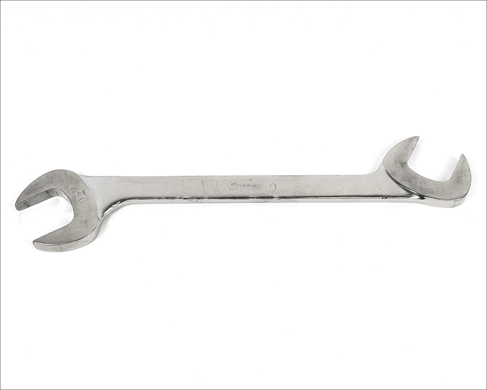 Snap-on Tools VS48 1 1/2″ SAE 4 Way Open-End Angle Head Chrome Wrench – USA Made