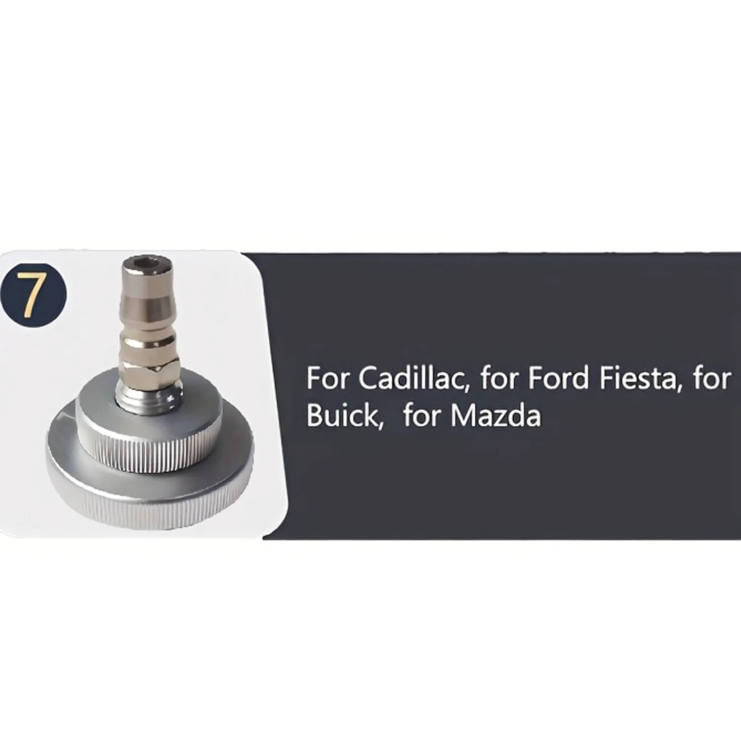 Car Master Cylinder Brake Bleeder Cap Adapter for Pneumatic Brake Fluid Bleeder