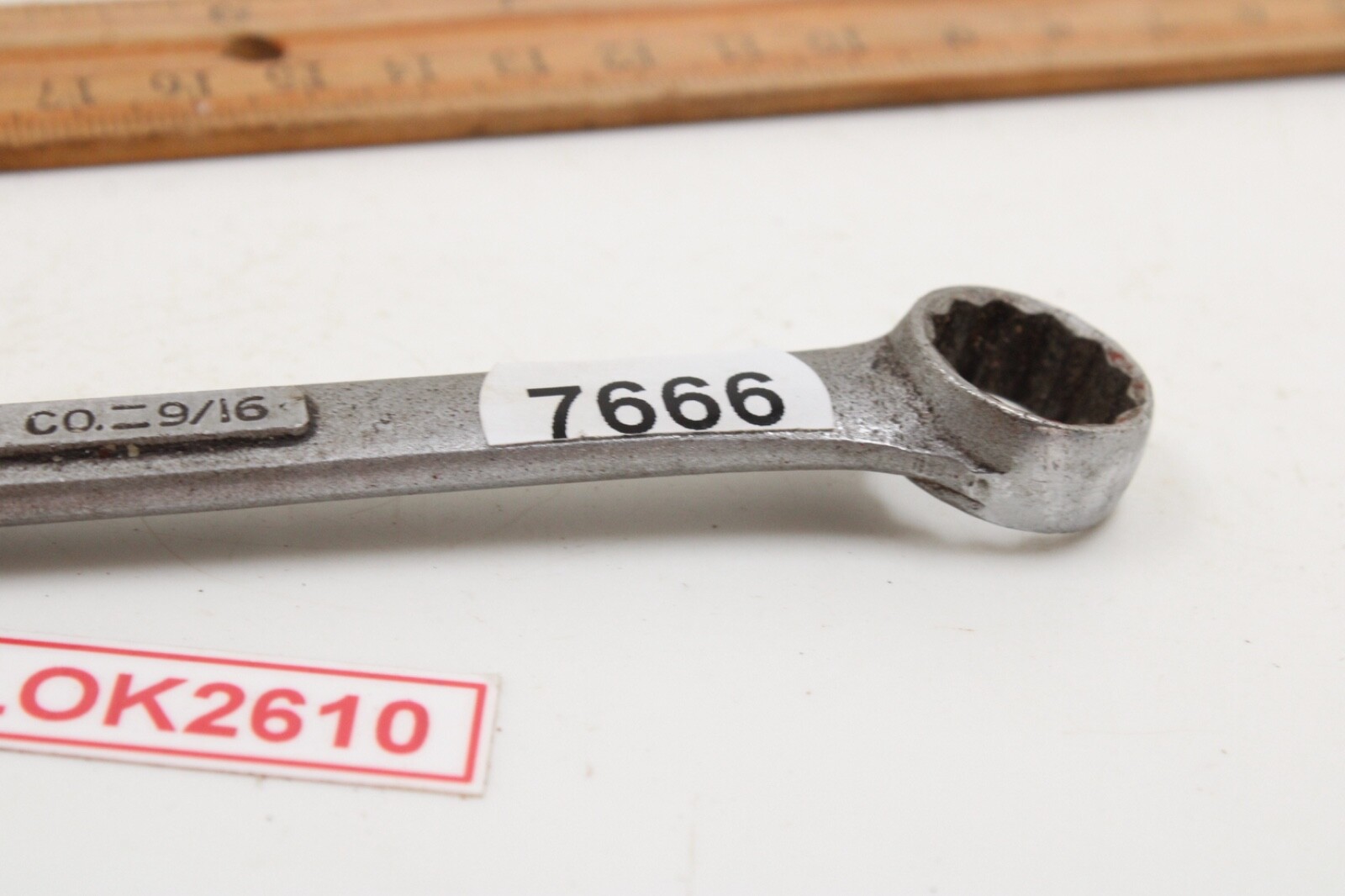 Williams Tools 1163 Superrench 9/16″ SAE Combination Wrench 12 Pt. Vintage USA