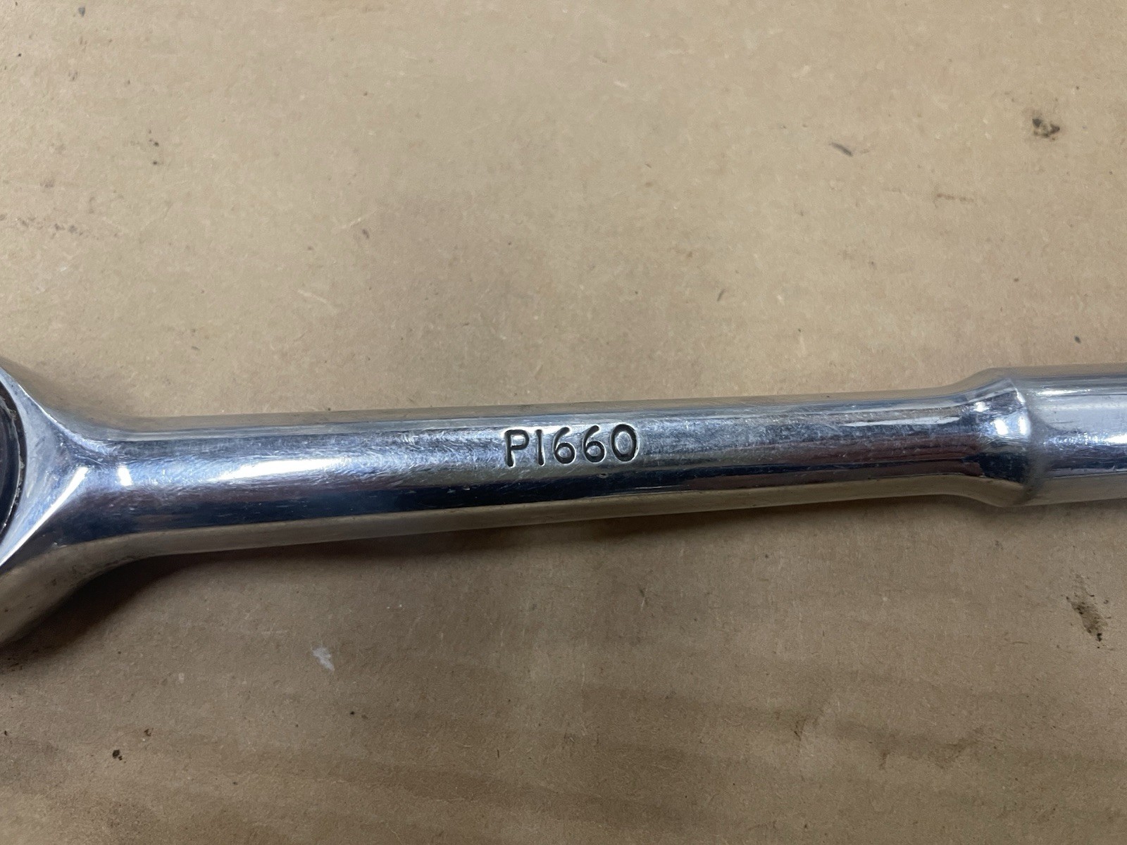 Master Mechanic P1660 1/2″ Drive 10″ Long Chrome Smooth Handle Socket Ratchet