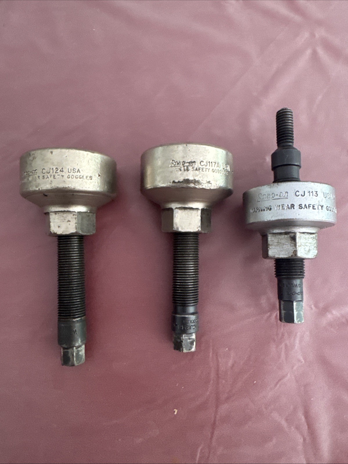 Snap On Power Steering Puller/installer Set CJ124–CJ117A-CJ113