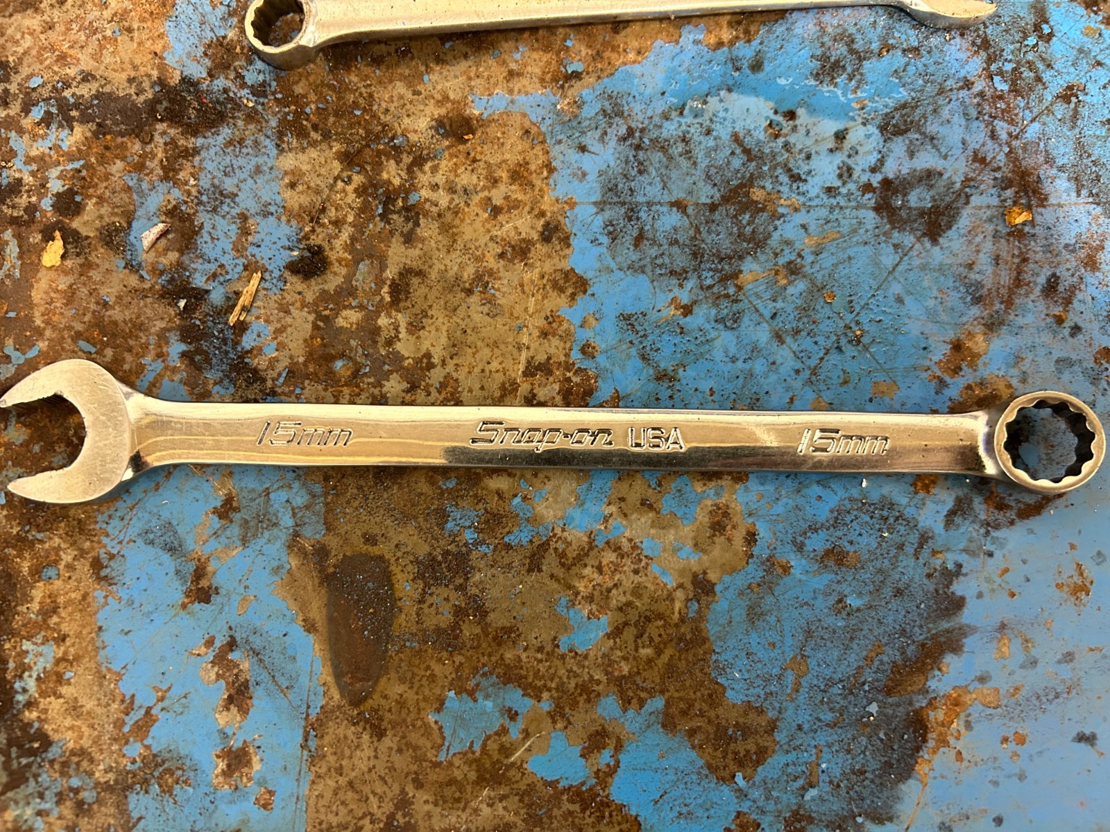 Snap on 15mm combination spanner SOEXM15
