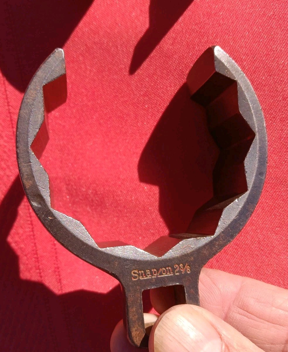 SNAP-ON TOOLS 2 7/16″ + 2 3/8″– 1/2″DRIVE. Open-End Crowfoot LOT of 2.