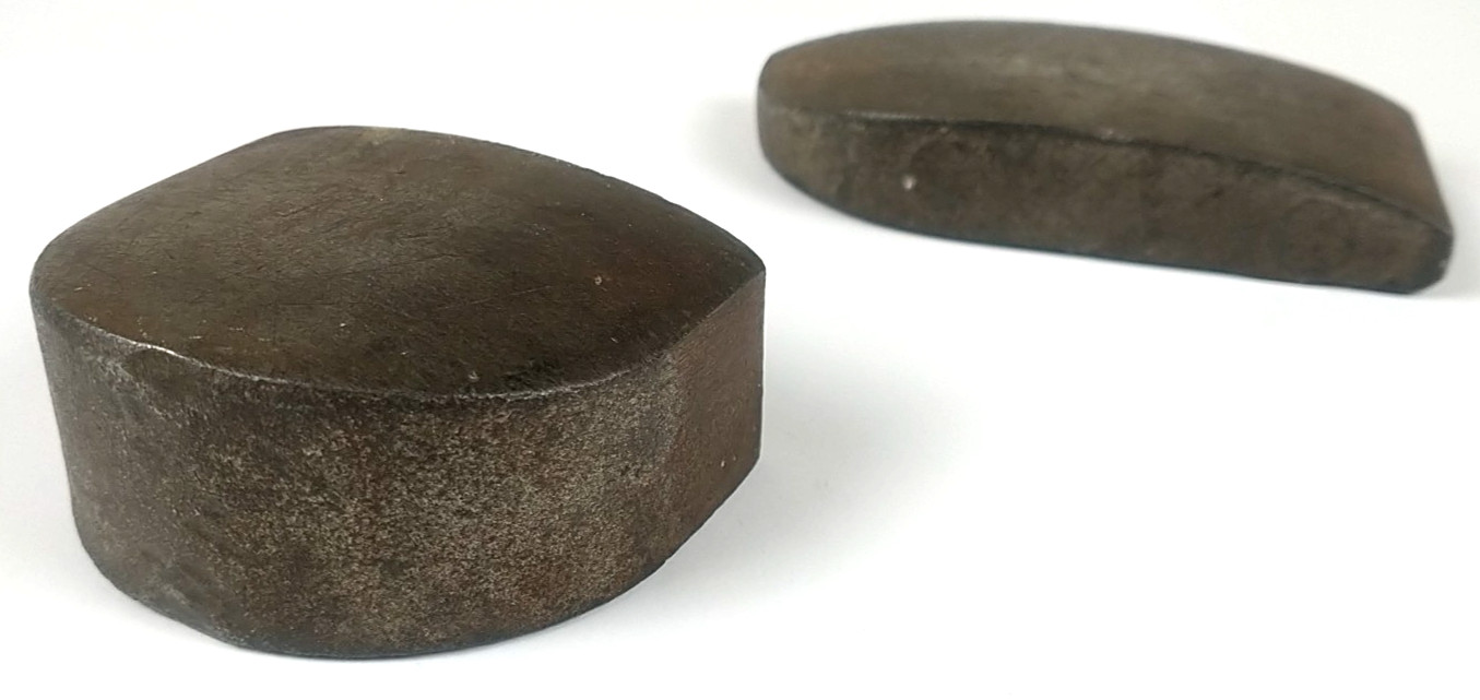Auto Body Angled Curved Flat Contour Dolly Hand Anvils Vintage Lot of 2 DD1446