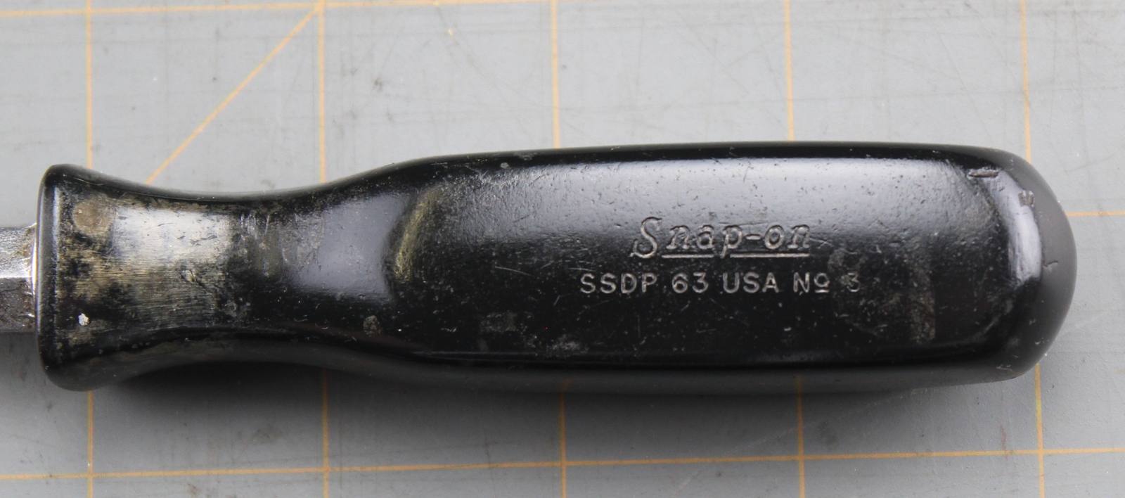 Snap On Tools SDDP63 Black Handle Phillips Screwdriver # 3