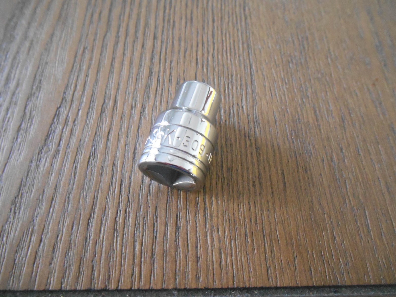 SK Hand Tools 309 3/8″ Dr. 9mm 6pt Standard Metric Chrome Socket, USA, New