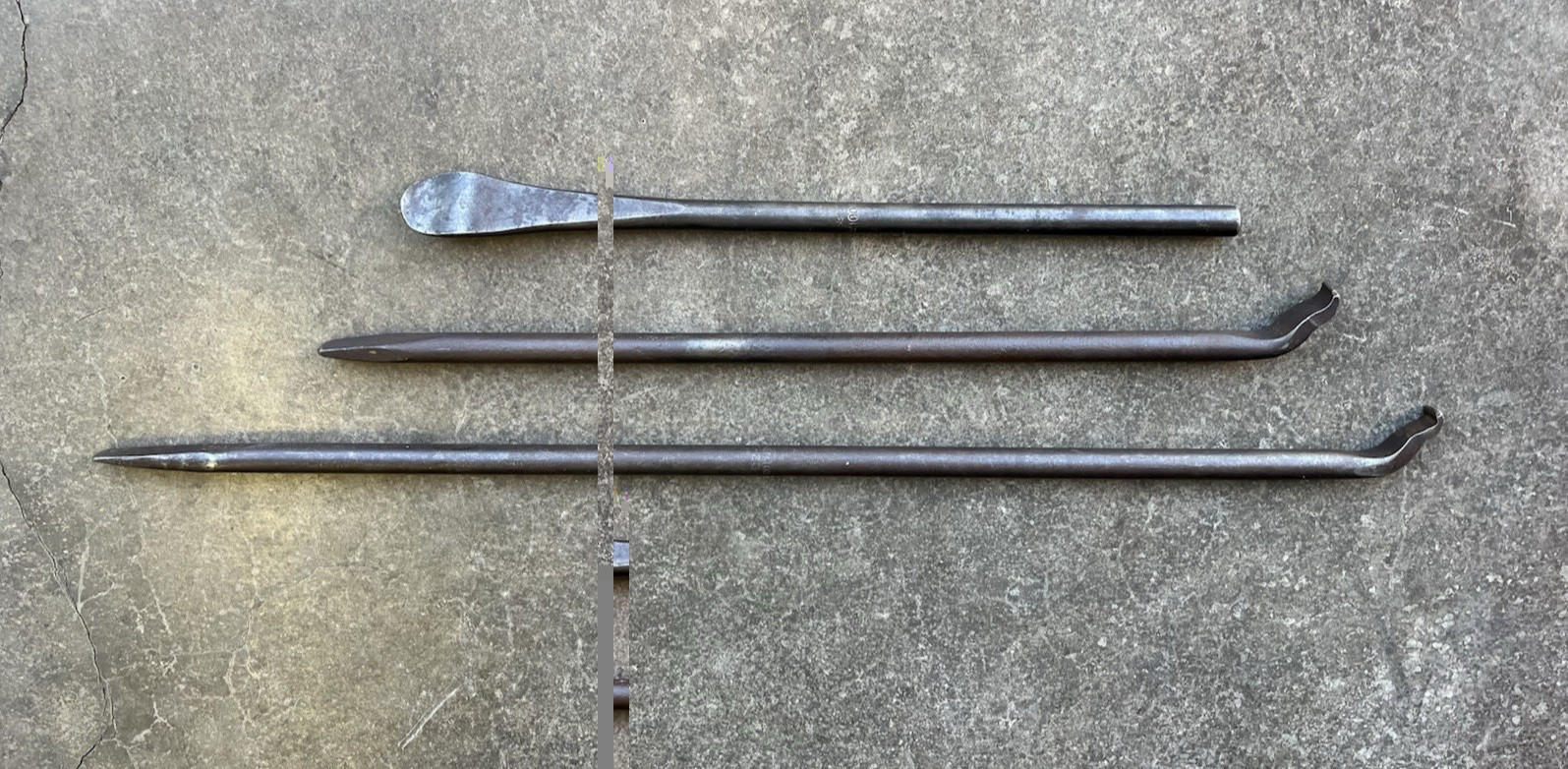 Ken-Tool T-23A T-21R Tire Iron Demounting Rim Split Lock Ring Spoon Tool Set 3