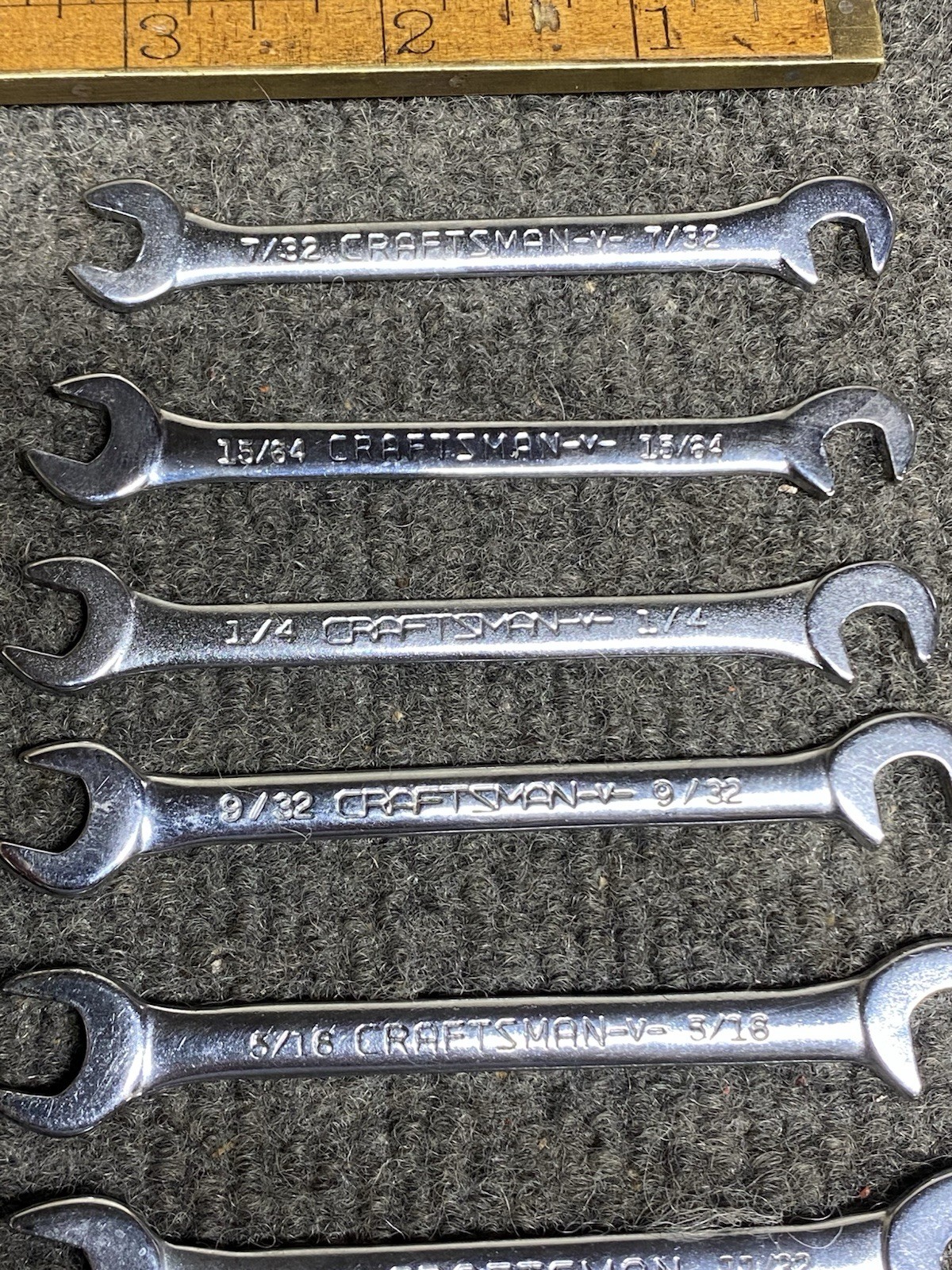 SEARS CRAFTSMAN 8 PC «SUPER TUFF» 4 WAY IGNITION WRENCH SET NO. 9-4306 USA
