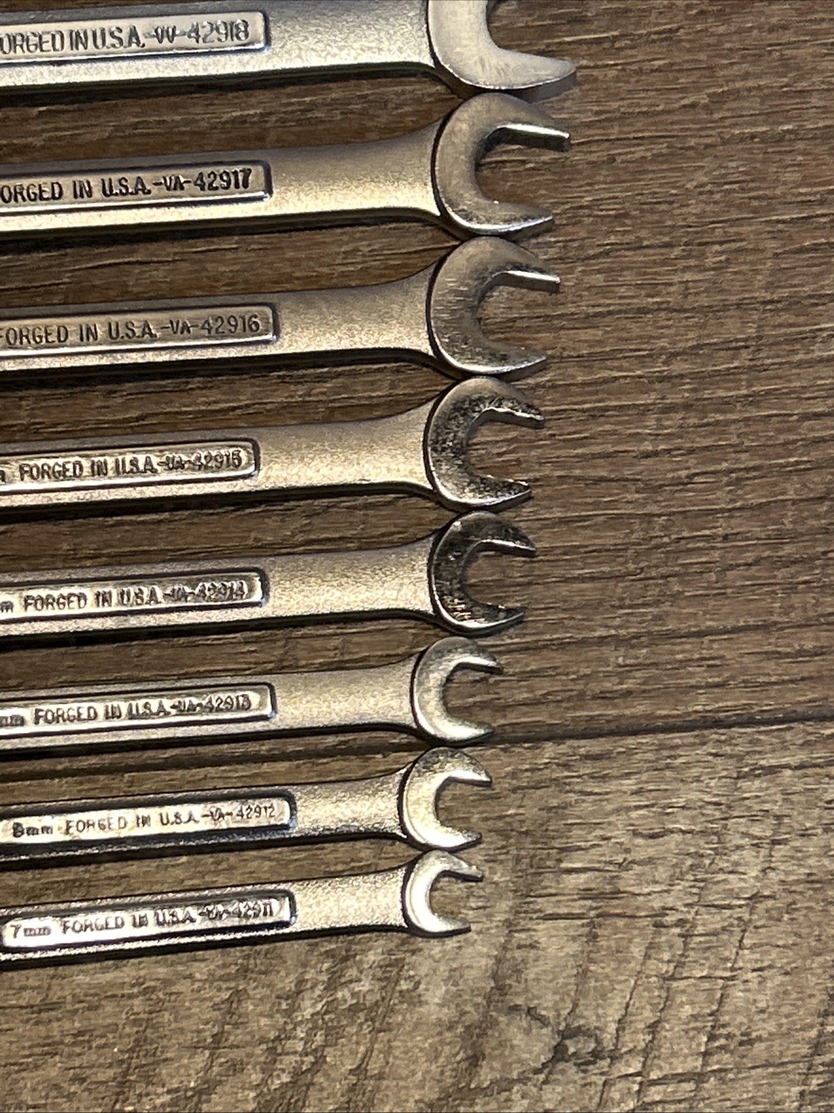 Craftsman USA VA/VV 14-pc Metric 12 Point Combination Wrench Set 7-23 mm-No 19mm