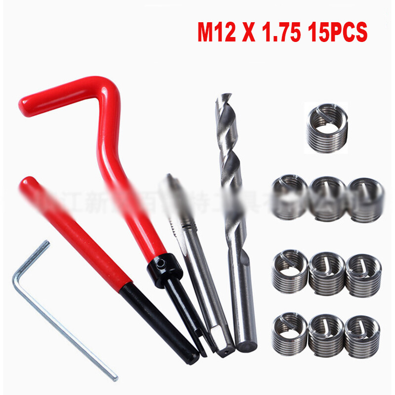 Car Pro Coil Tool Car Metric Thread Helicoil Repair Insert Kit M5/M6/M8/M10/M12