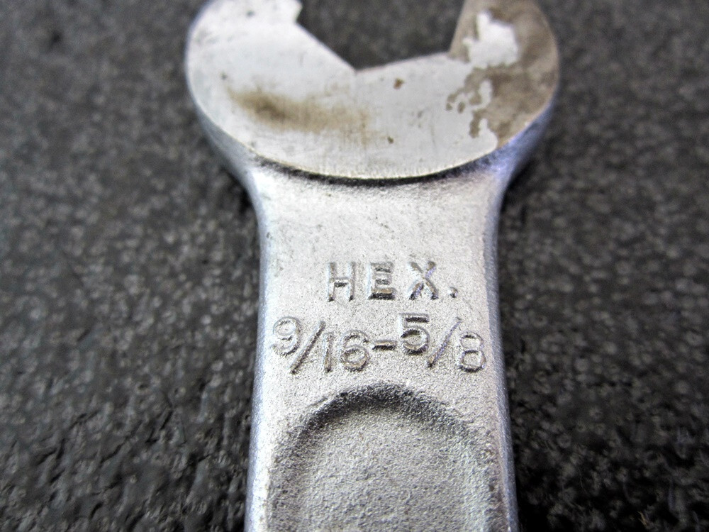 Antique Simplex No. 10 Ratchet Action Open End Wrench Frank C Reilly NY USA