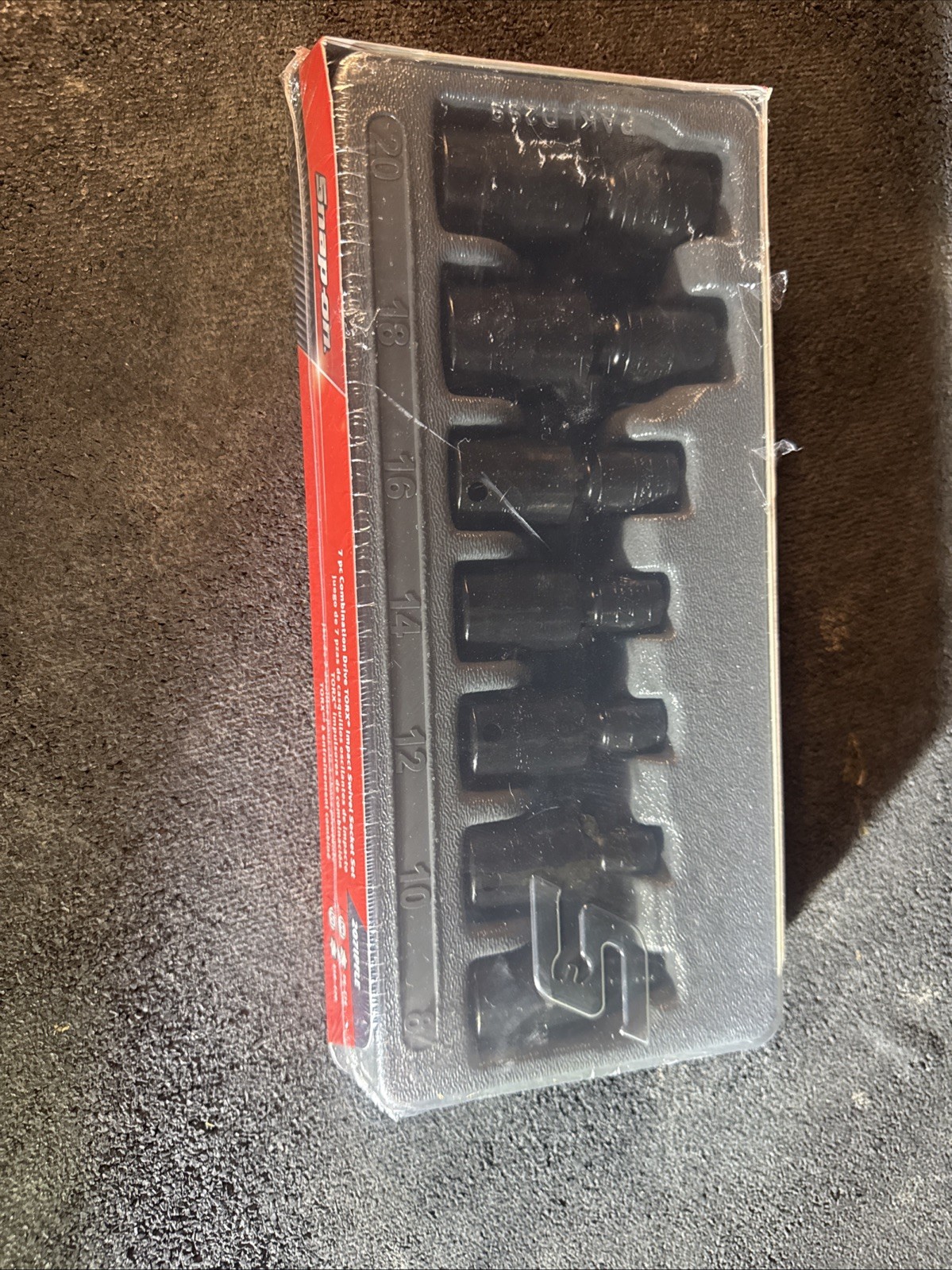 For Snap On Tools 207IPFLE 7pc Combination Dr Torx Impact Swivel Socket Set