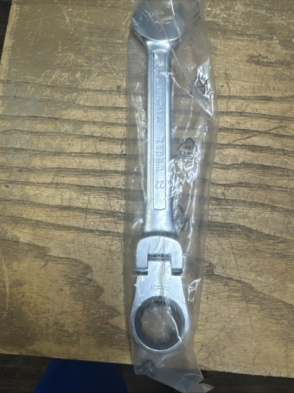 Wurth Zebra Dual Ratchet Combination Wrench Flexible Joint 22 mm 12 Point 1J3926