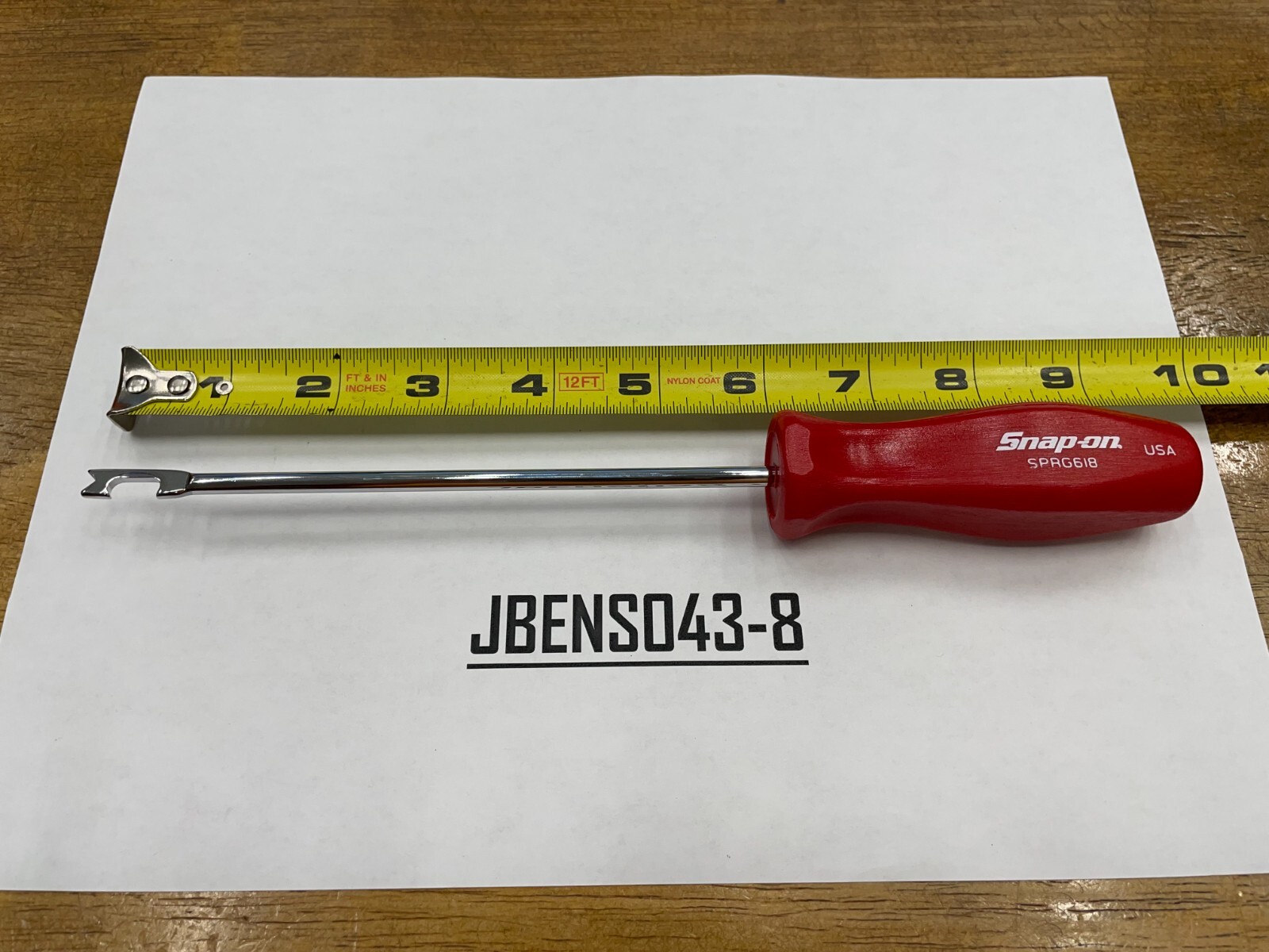 Snap-on Tools USA NEW RED 5/16″ Blade Width Push-Pull Spring Tool SPRG618R
