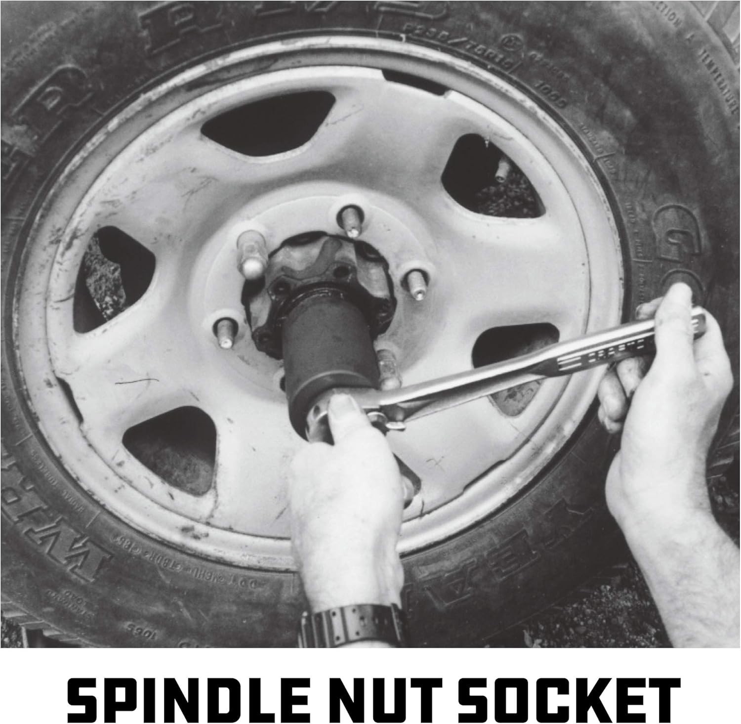 High-Performance 4-Lug Spindle Nut Socket – 1/2-Inch Drive, Ford Compatible