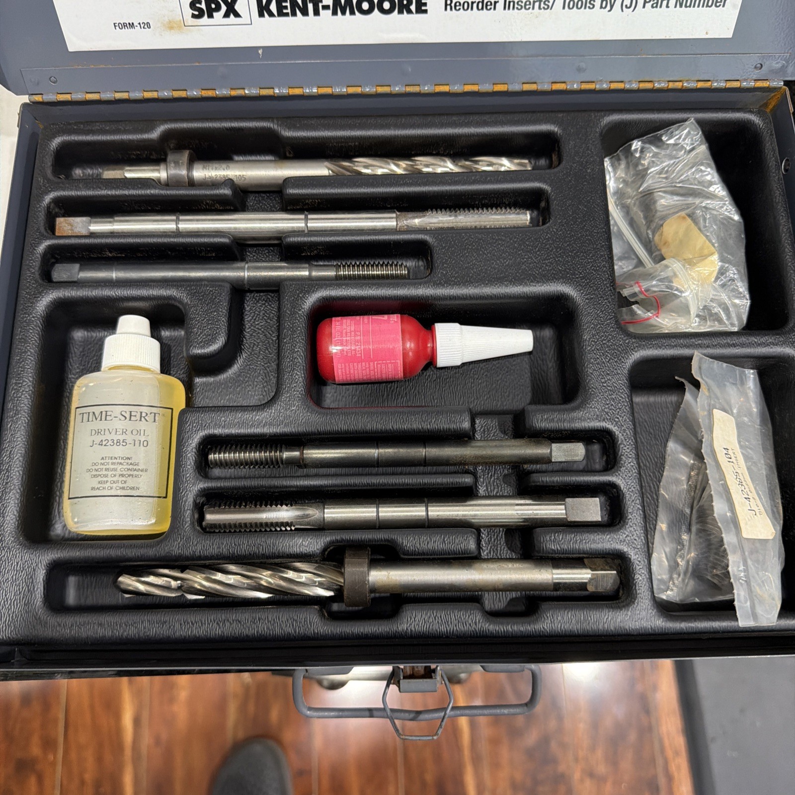 Kent Moore Thread Repair Kit J-42385-100 Main Bearing Head Time Sert Complete