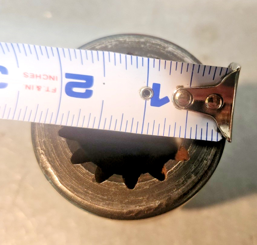 Impact Adapter 1 Inch Drive Male Square To #5 Spline Drive For Heavy Duty Socket