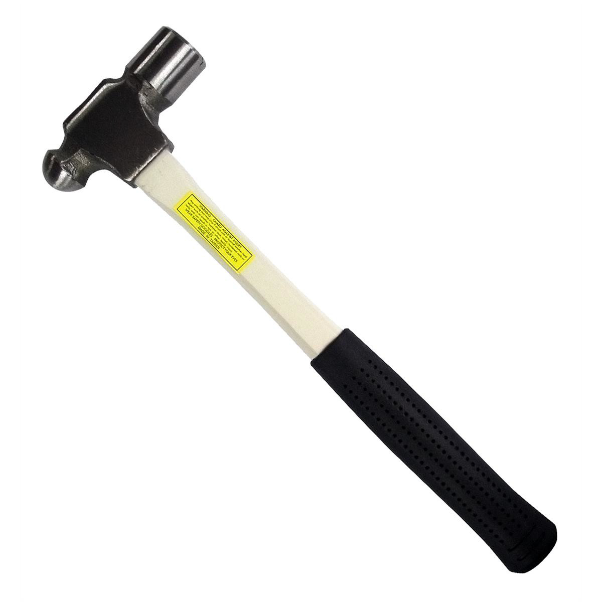 K-Tool 71725 24 oz. Ball Peen Hammer with Fiberglass Handle