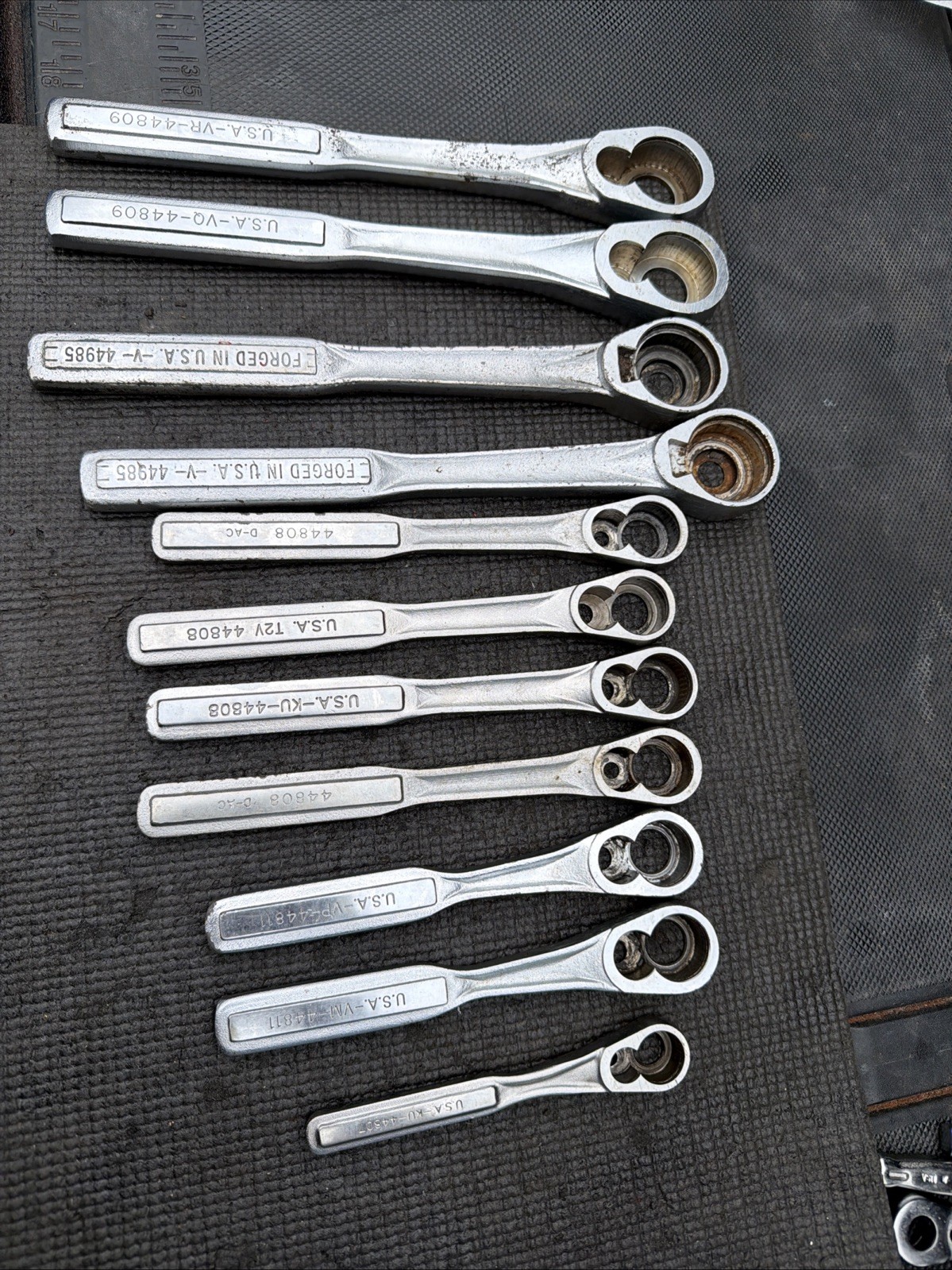 Sears Craftsman 11pc Ratchet Bodies ONLY NO GUTS 1/2,3/8” 1/4 Forgings Warranty