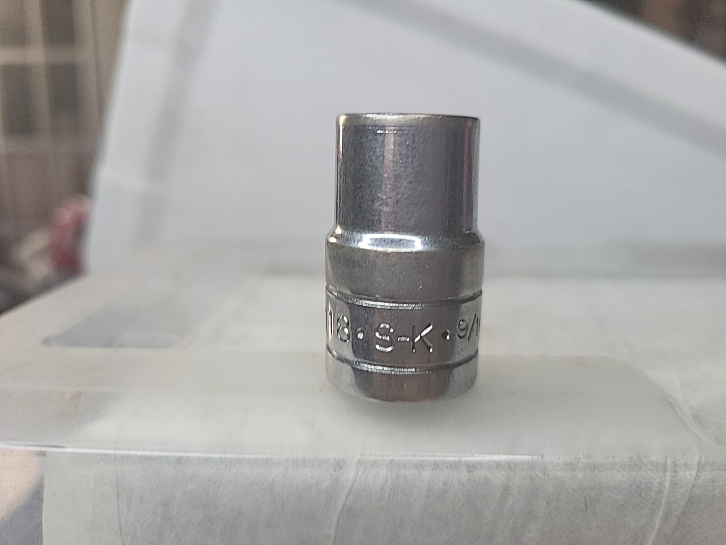 SK 40118 9/16″ Socket 1/2″ Drive 6 Point Shallow Polished Chrome USA