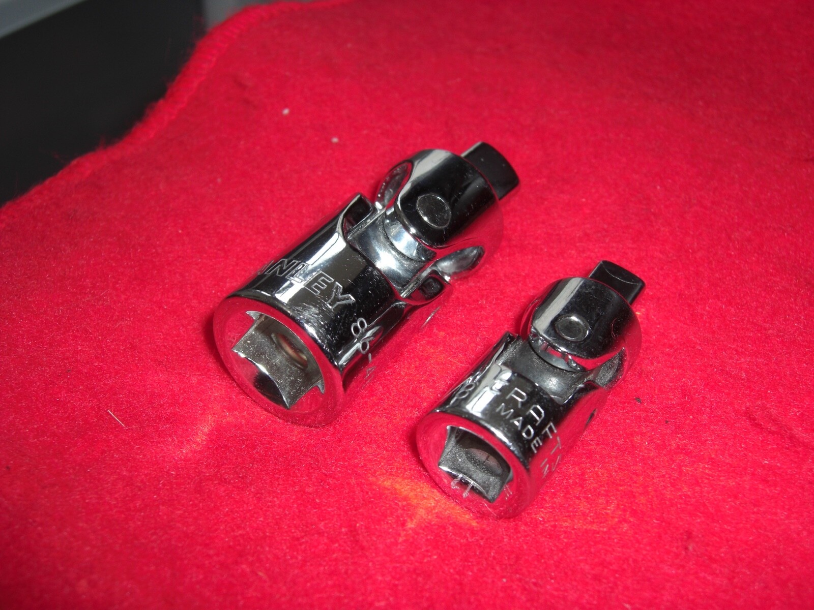 Stanley / Craftsman 2 pc universal swivel set 1/2 and 3/8 dr. excellent cond!