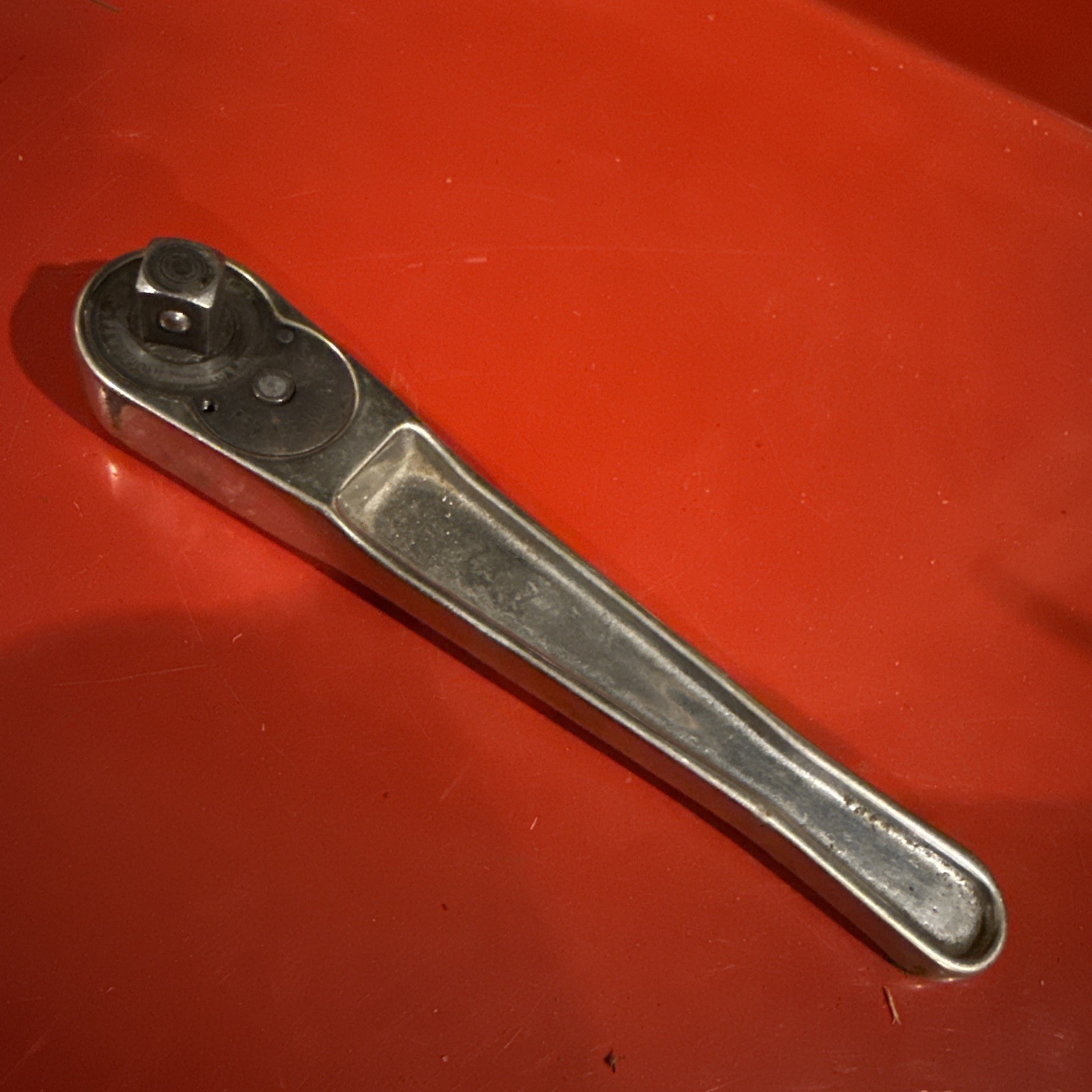 Snap On Tools USA FN720 Vintage Ratchet 3/8″ Drive – Short Handle 6″ TT794