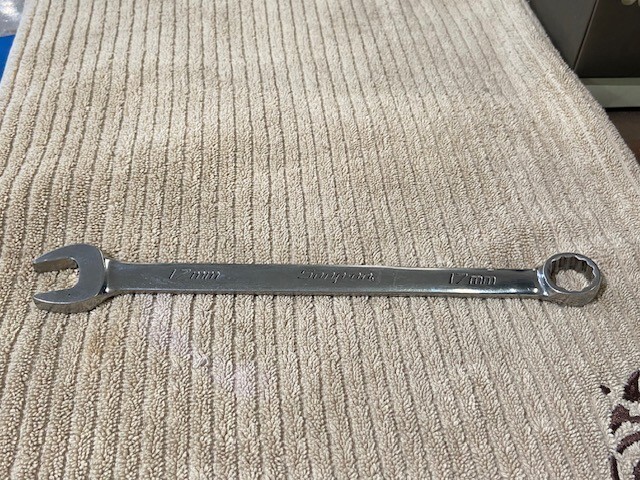 SNAP-ON TOOLS 17MM METRIC 12PT COMBINATION WRENCH MODEL: OEXM170B «OWNER MARKS»