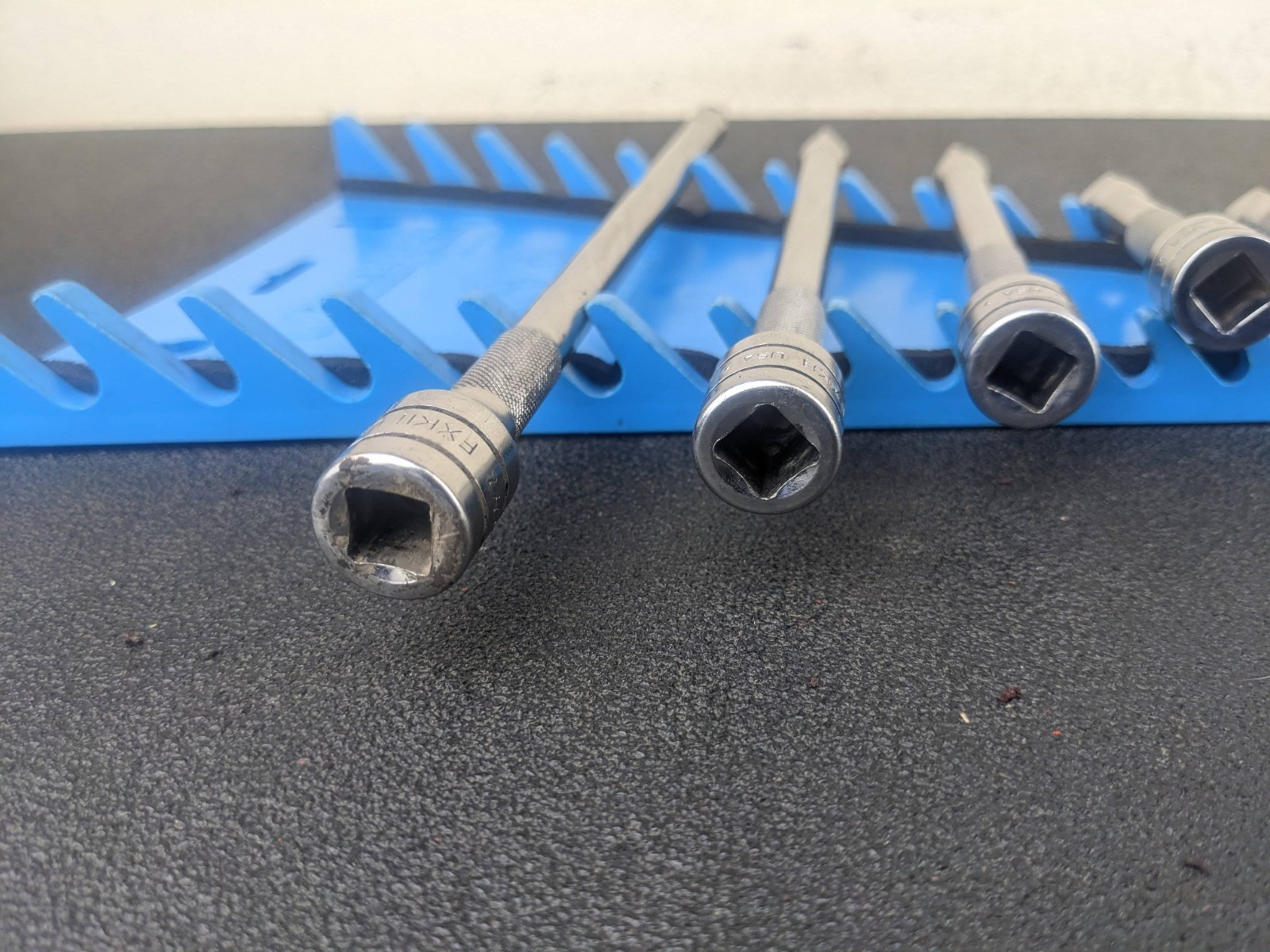 #bm527 Snap On Tools 206AFX 3/8” Drive Knurled Extension Set 6 Piece
