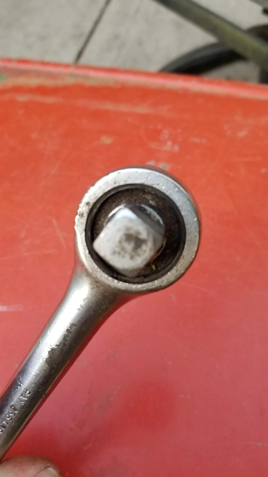 Vintage Husky Set CS43 Ratchet + CS70 Breaker T Bar USA 9″ Long Sliding Head VG