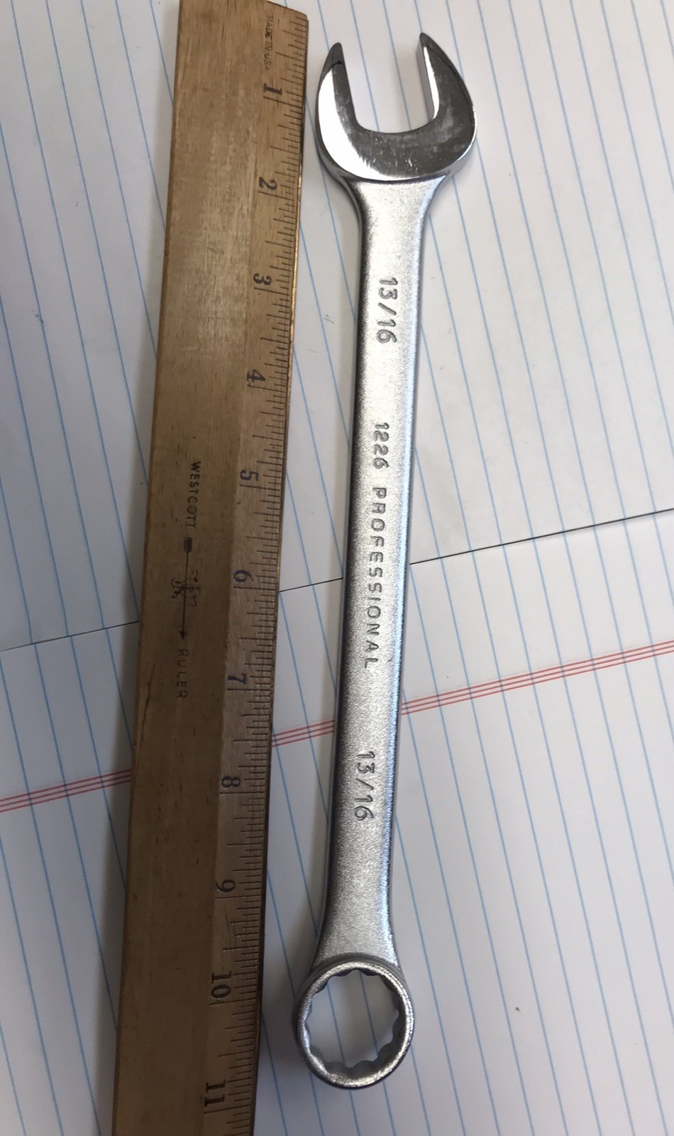 1 pc. PROTO 1226 13/16 PROFESSIONAL COMBINATION WRENCH. USA (loc stk)