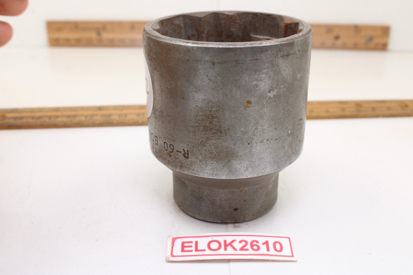 Bonney R60 1-7/8in 3/4” Drive 12 Point SAE Chrome Standard Socket USA