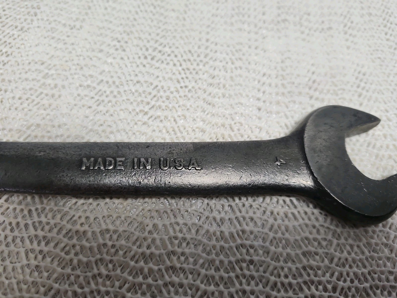 Pre 1930’s Vintage 7″ Double Open-End Wrench 5/8″ x 3/4″ Drop-Forged ~ USA