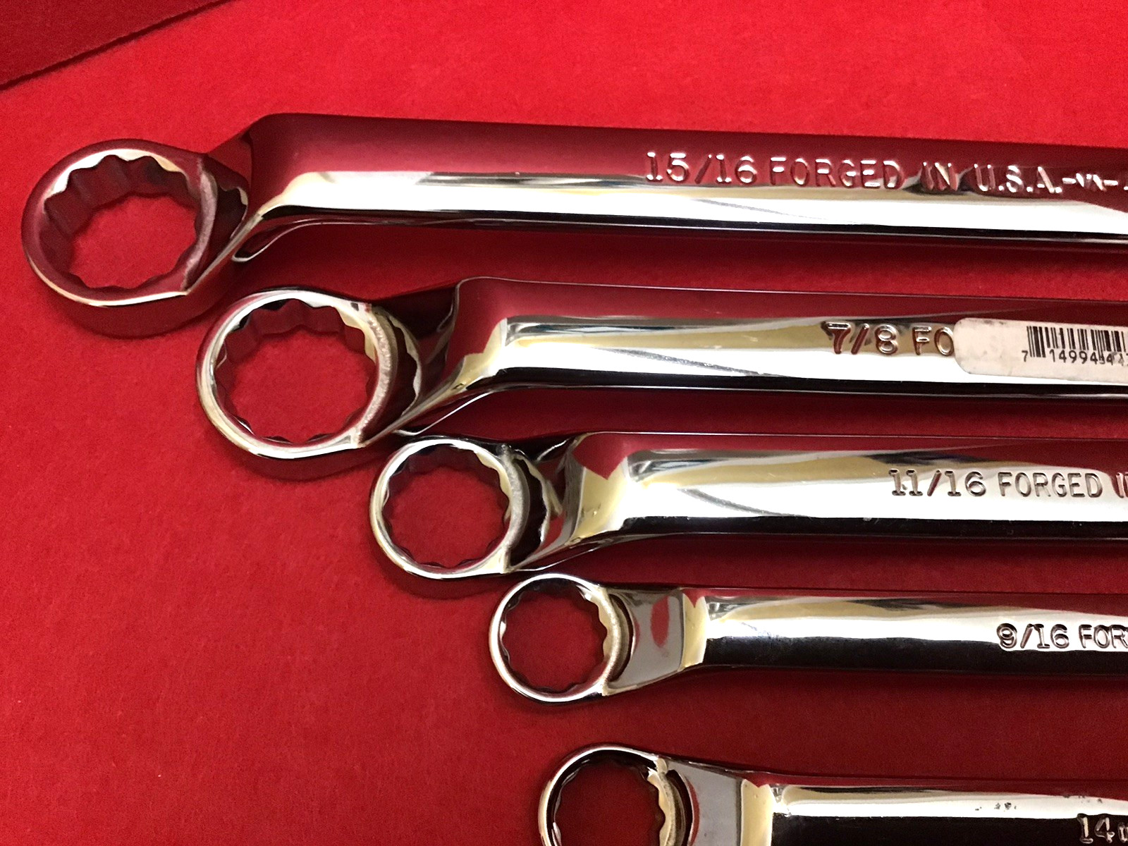 NEW CRAFTSMAN PROFESSIONAL USA DEEP OFFSET DOUBLE BOX END WRENCHES 4SAE, 2 MM