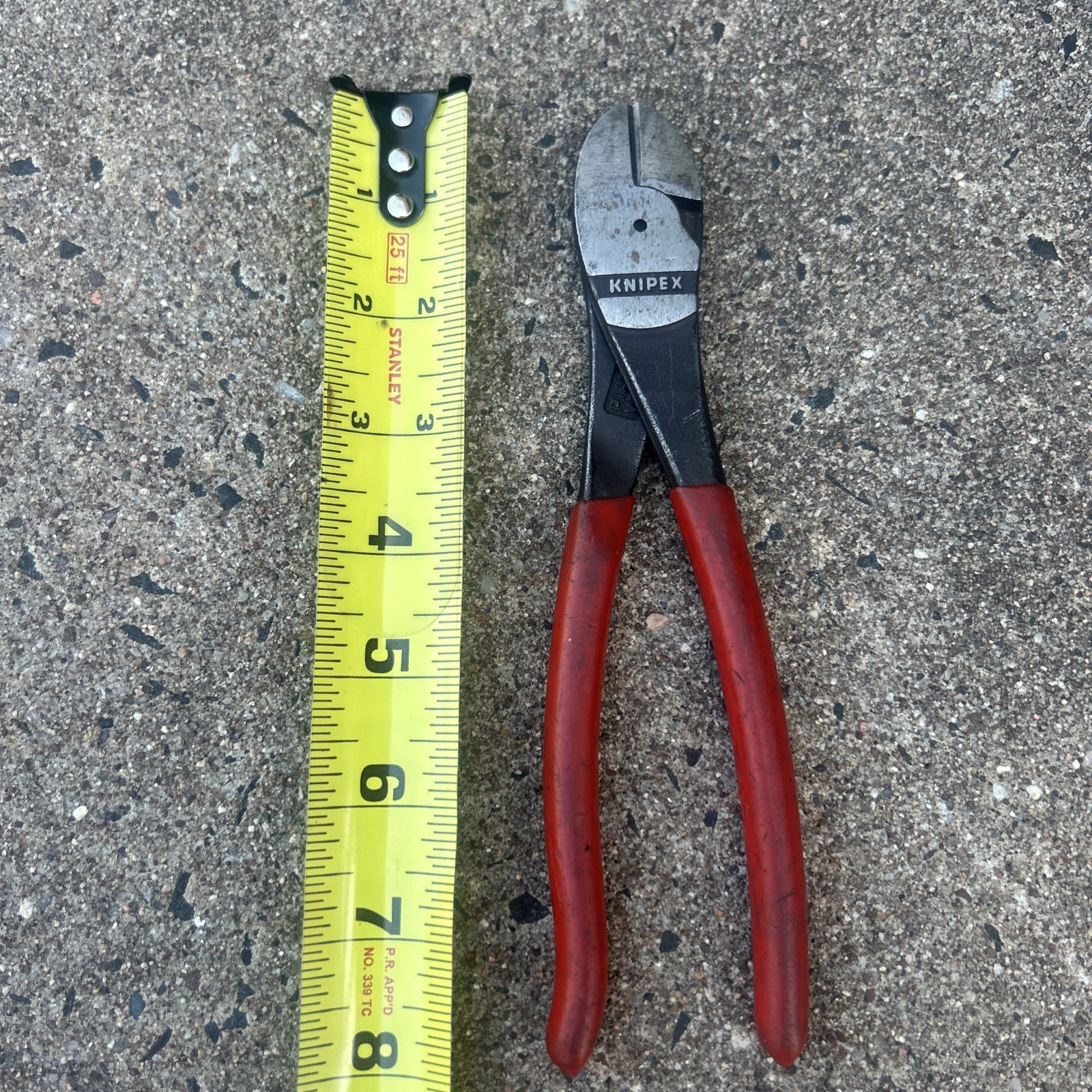 Matco Knipex PBDC8 8inch bent diagonal cutter pliers High Leverage