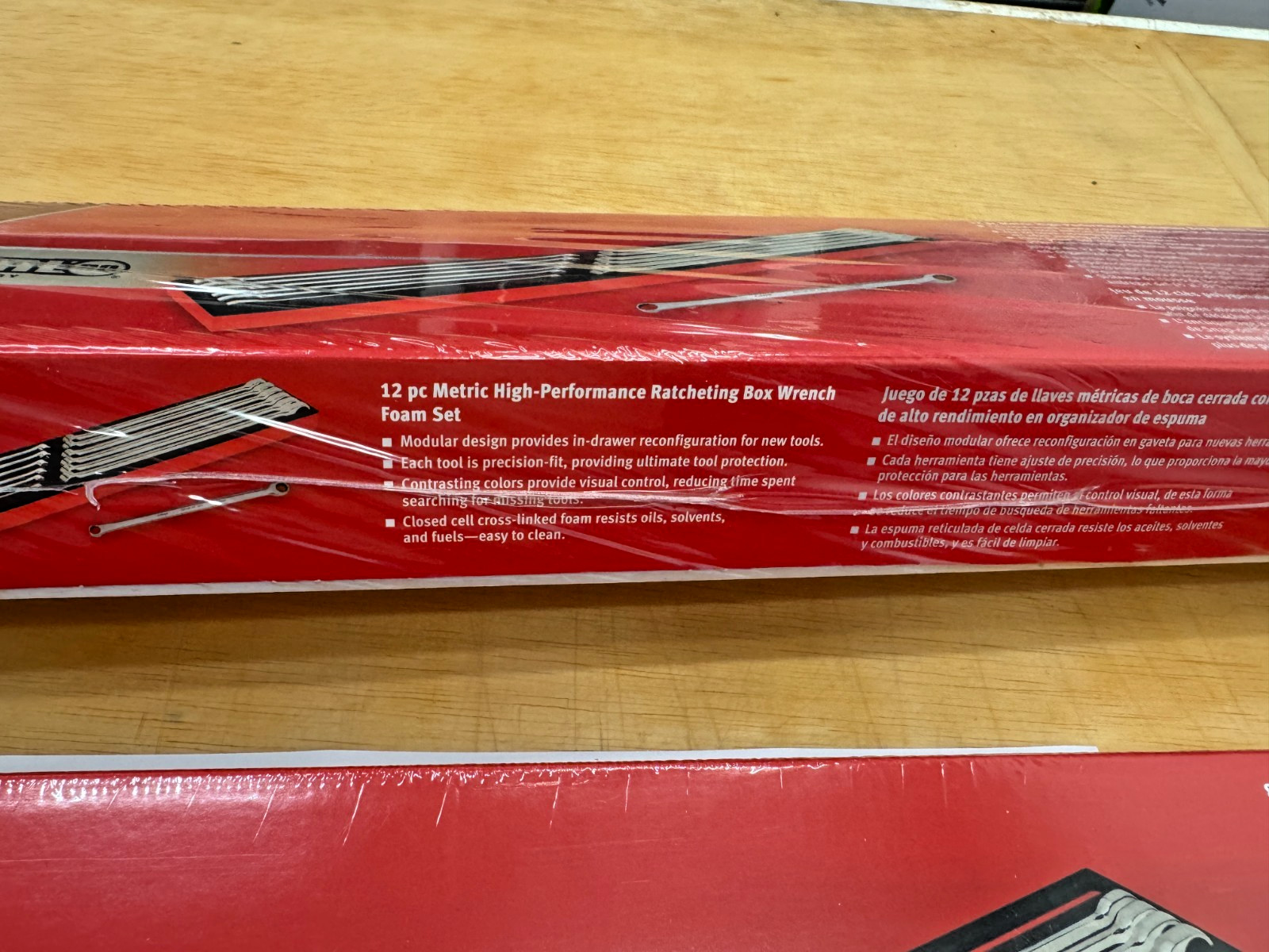 Snap-on Tools 20pc SAE Metric Master High Performance Ratcheting Wrench Foam Set