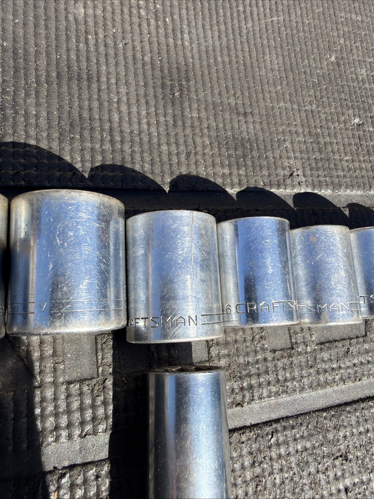 Sears Craftsman USA Deep Shallow SAE Huge Sizes Sockets 1/2” Drive 12pt 20pcs